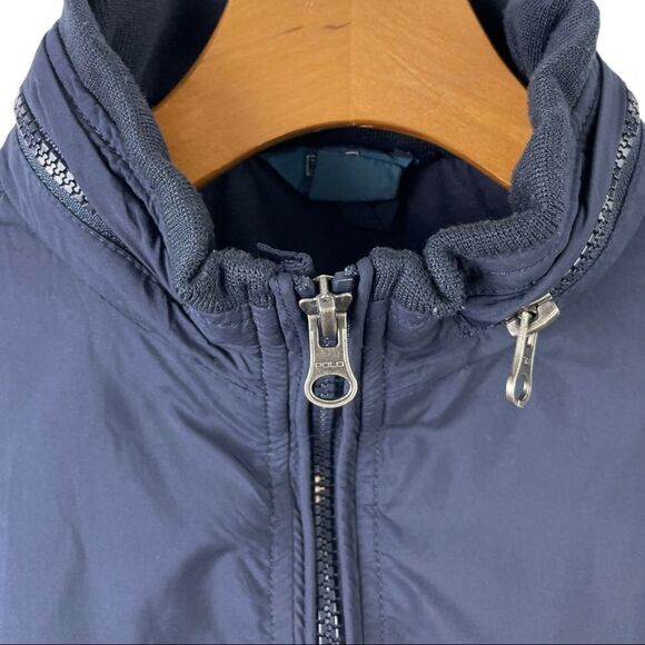 Polo by Ralph Lauren Blue Zip Front Classic Jacket Size M (10-12) - Picture 6 of 10
